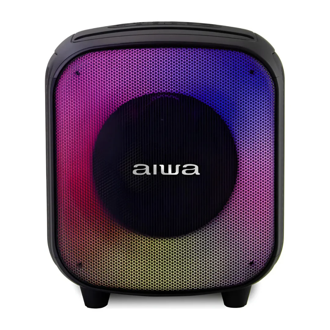 Bluetooth Aiwa Portatil 40w Con Función Tws Aw-b81 Negro
