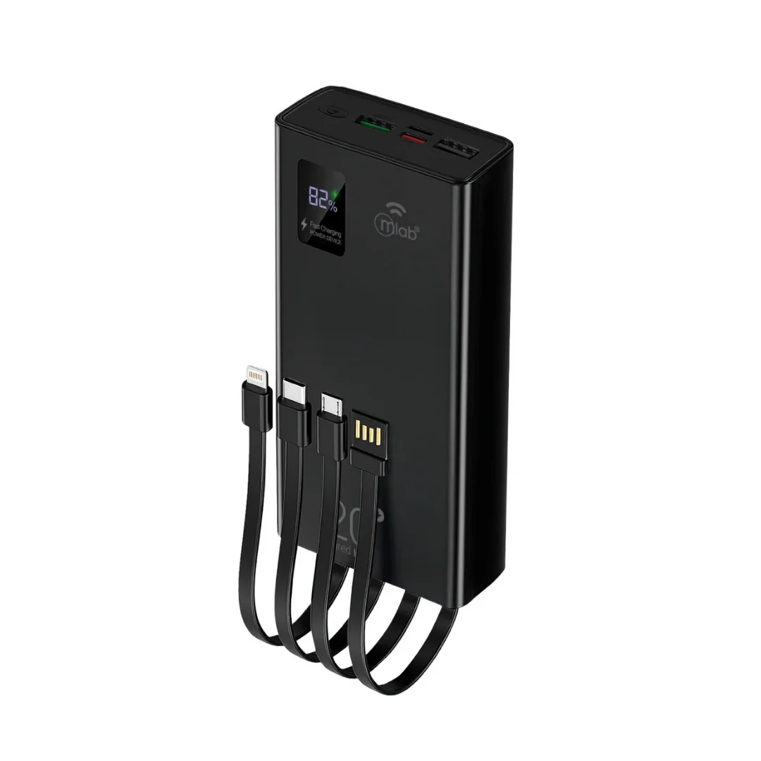 Cargador Power Bank Mlab Wired Huge 9664 20.000mah