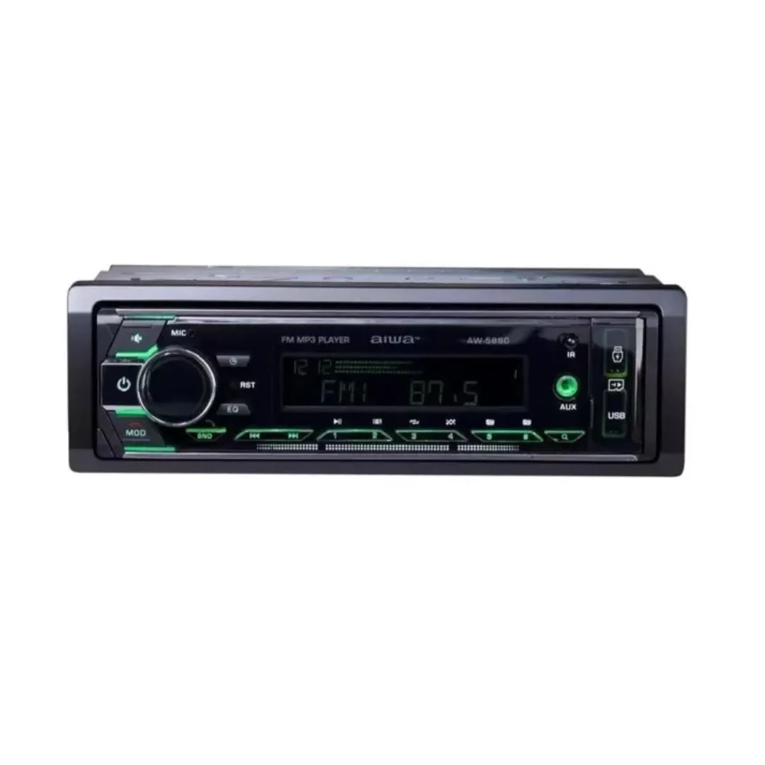 Radio De Auto Aiwa Aw-5880 Con Usb Bluetooth Y Sd