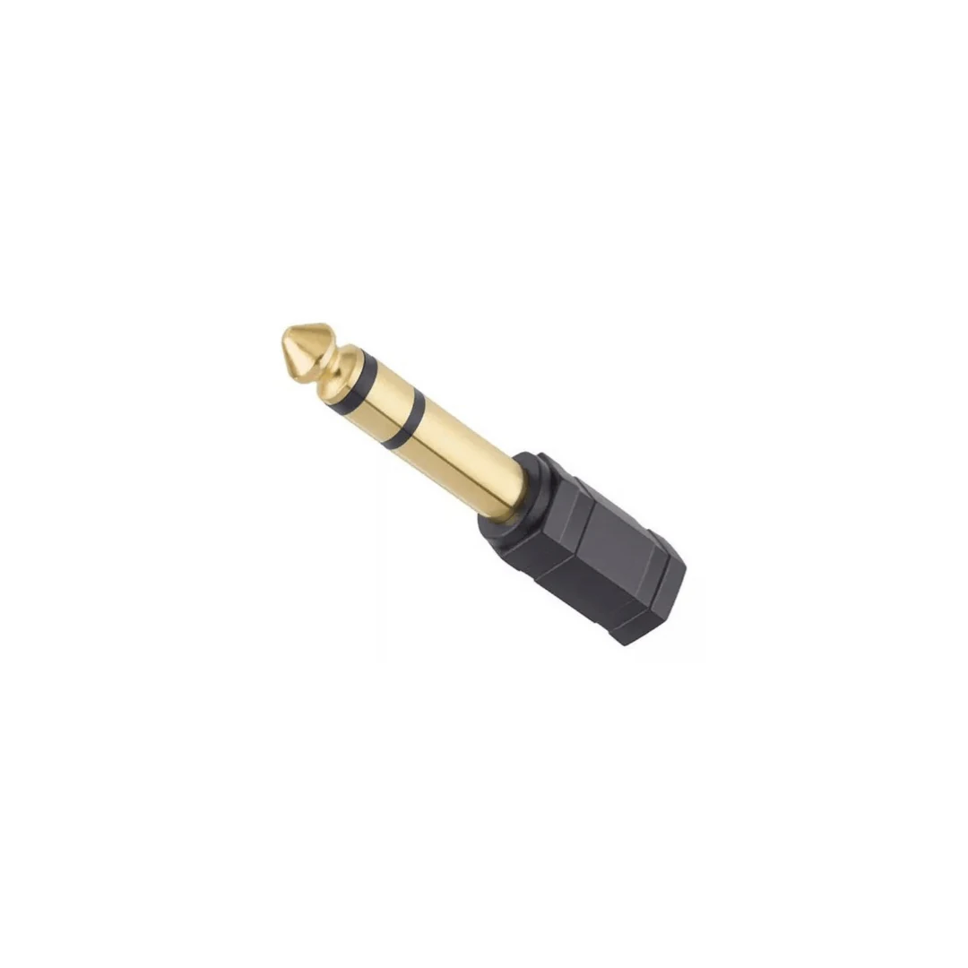 Adaptador De Audio Macrotel //macho 3,5mm - Hembra 1/4. increible
