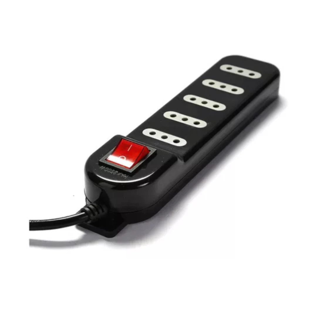 Alargadores Zapatilla 5tomas Corriente 5mts C/switch