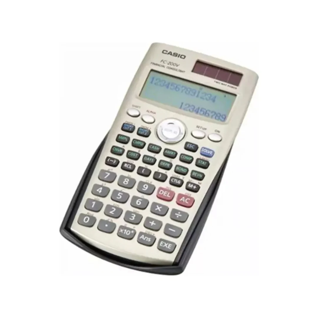Fc-200v - Calculadora Casio Financiera Color Gris. INCREIBLE