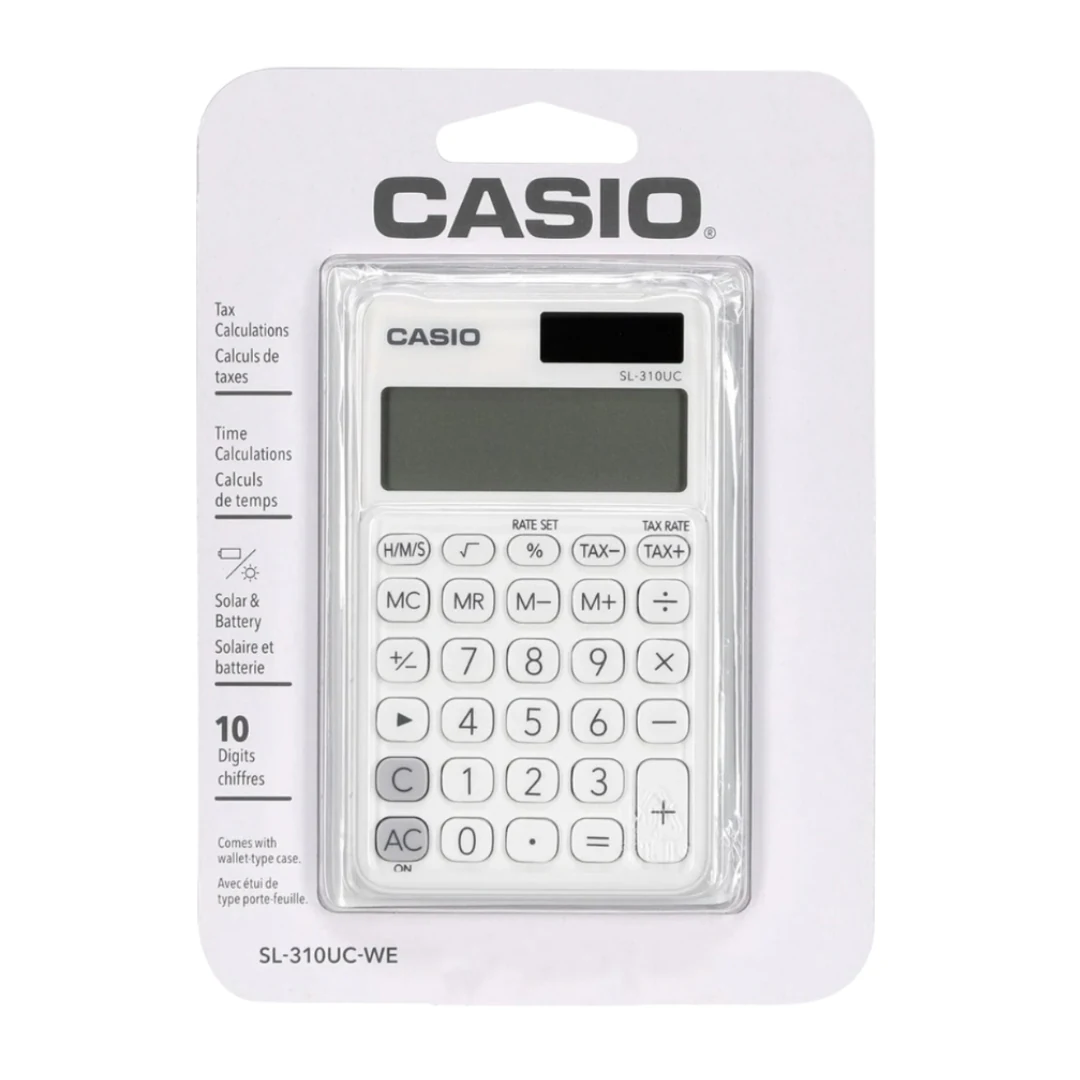 Calculadora Casio De Bolsillo Sl-310uc. increible
