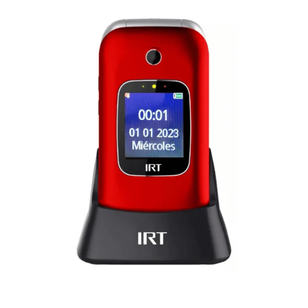 Celular Irt Senior 4g Sos Para Adulto Mayor Almeja 330
