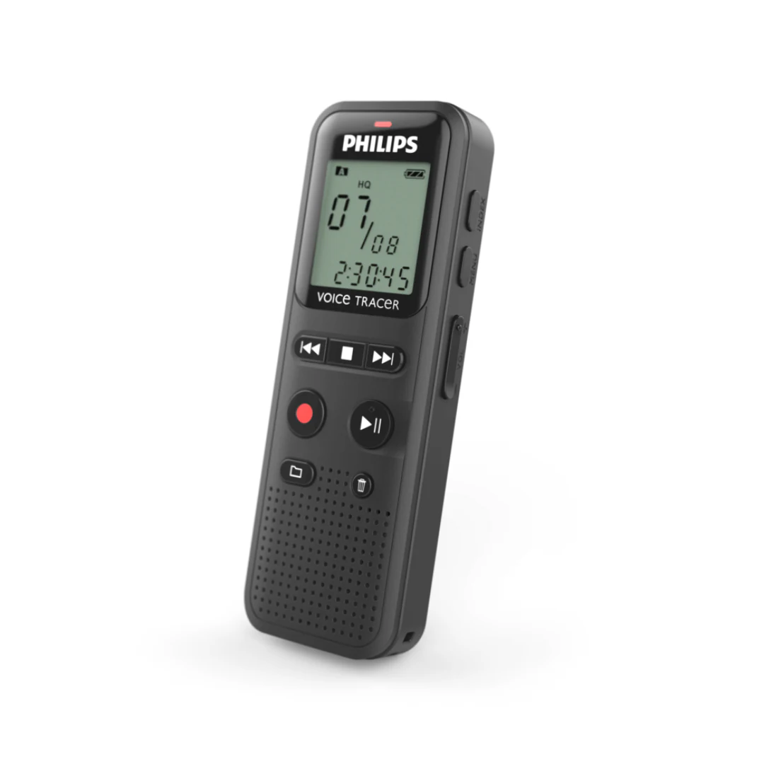 Increíble Grabadora de Voz Philips DVT1160 Voicetracer Color Negro