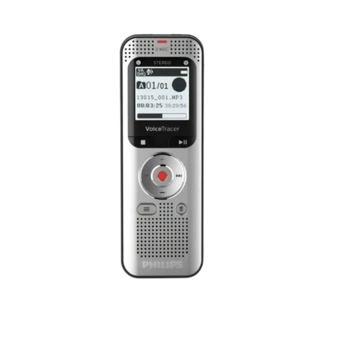 Grabadora De Audio Philips Voicetracer Dvt2050 8gb Color Gris