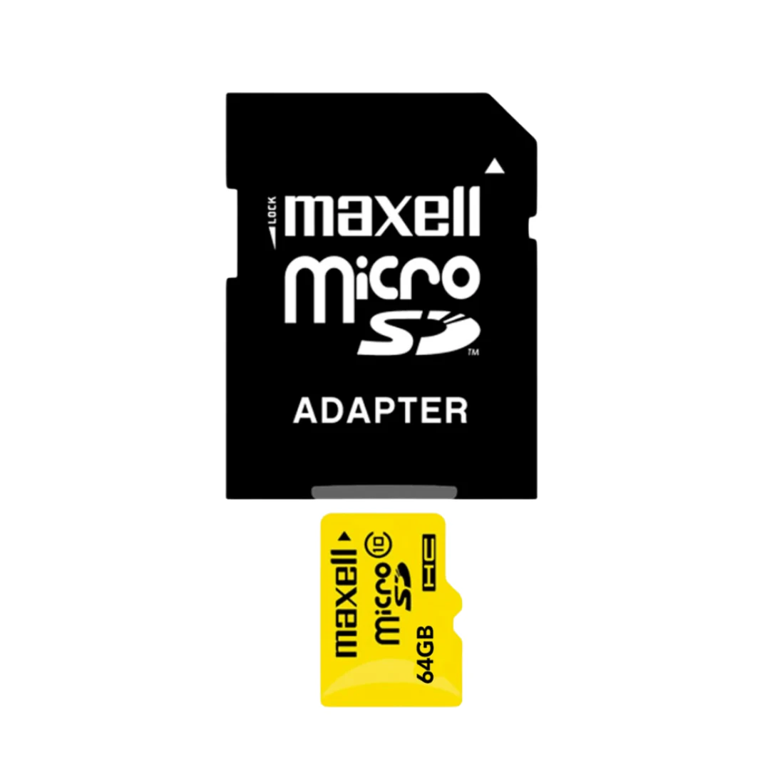 Tarjeta De Memoria Maxell Mcsd-64 Cl10 Uhs-1 Con Adaptador Sd 64gb