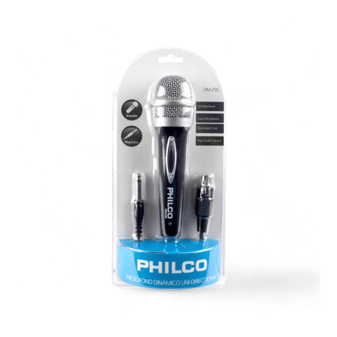 Micrófono Alámbrico Philco DM-250: Increíble para la diversión y potenciar tu voz