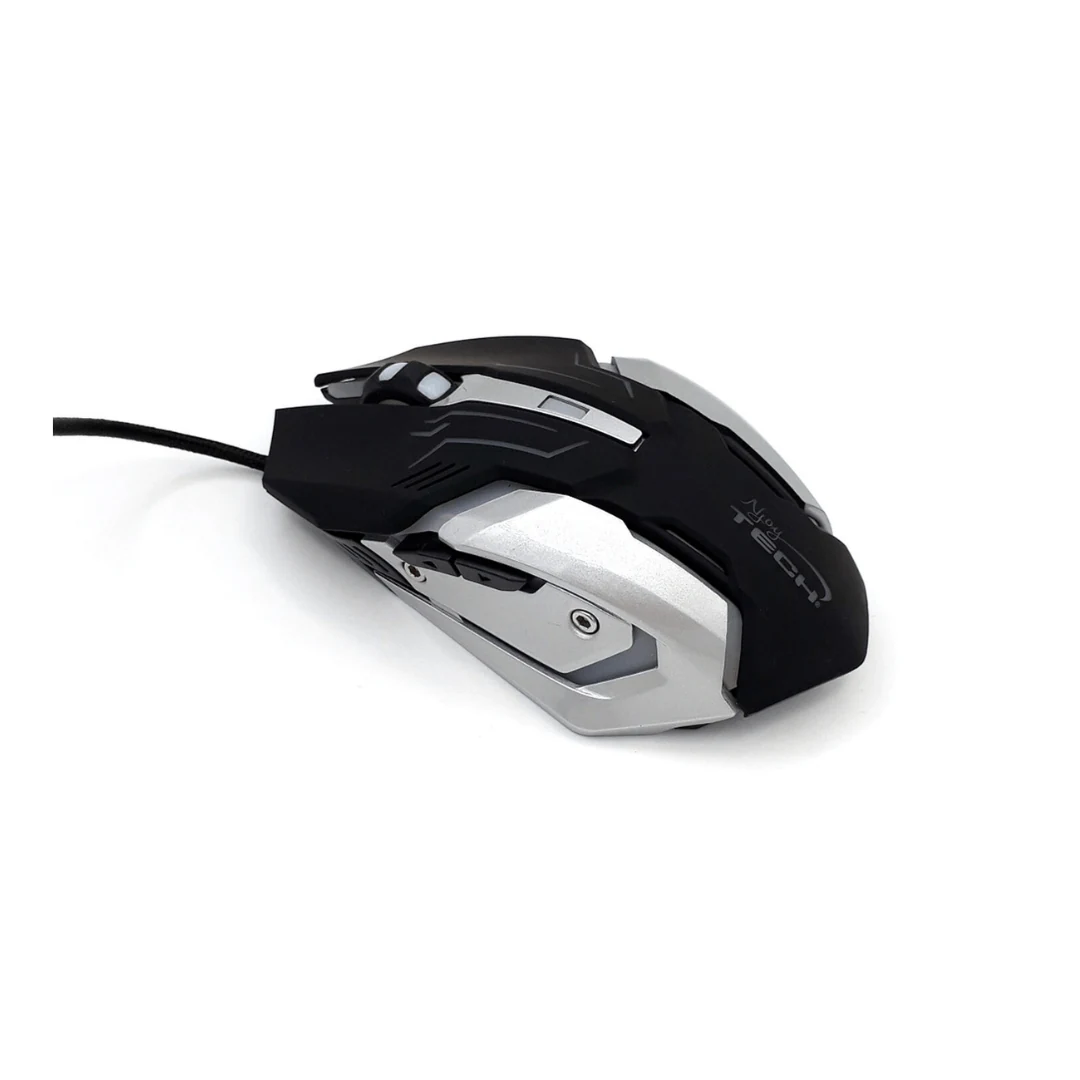 Mouse Gamer 6 Botones 2400dpi Led Black Inferno Njoytech