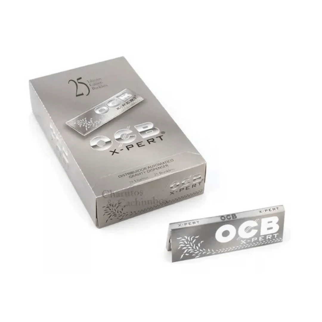 Ocb Papelillo X-pert Gris 1 1/4 X25un Csc