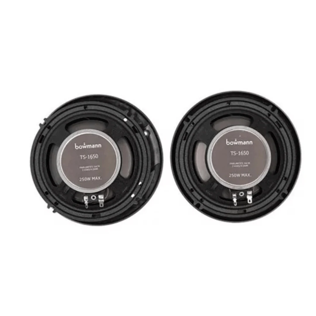 Parlantes Auto 16cm 3 Vias 250w Bowmann Ts-1650. increible