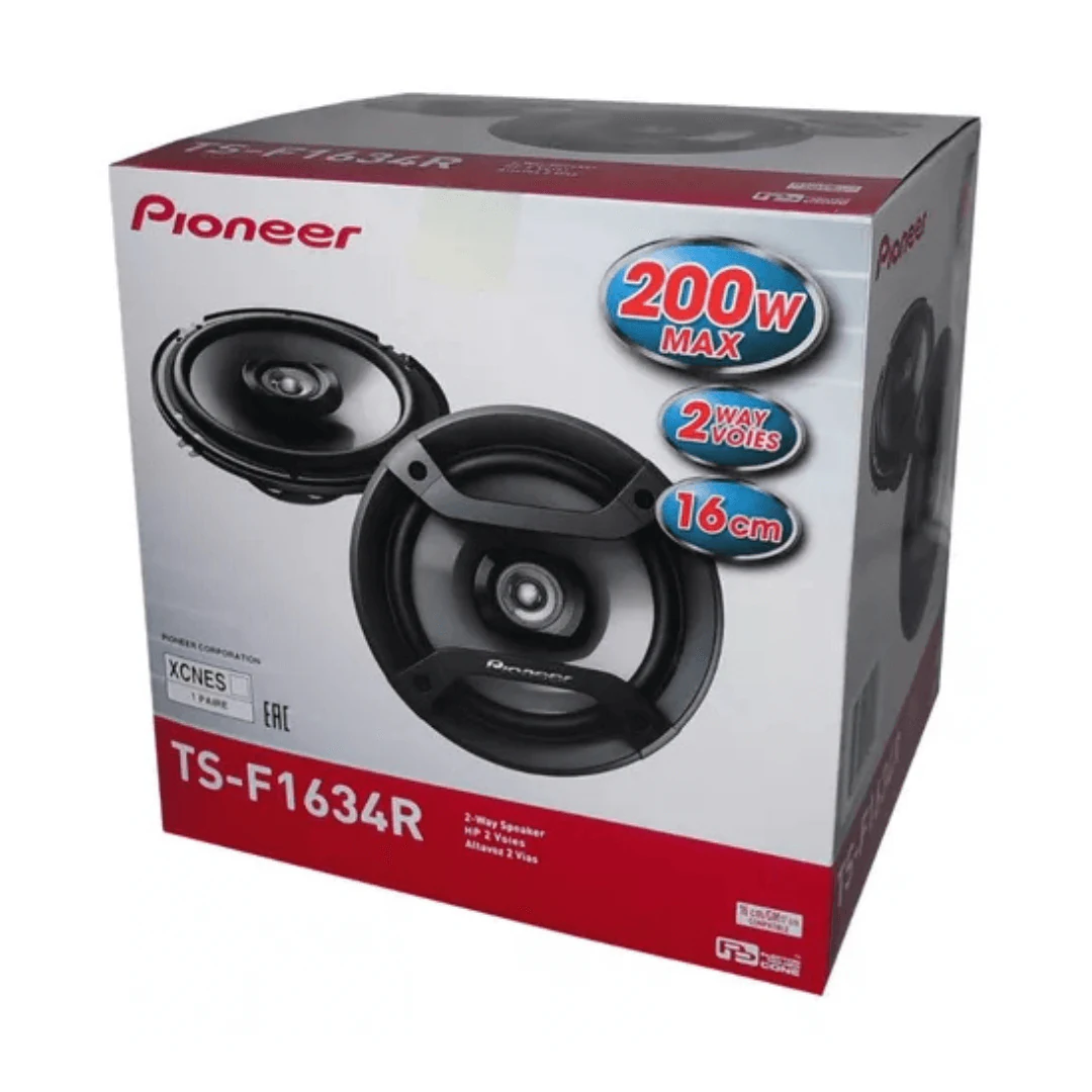 Parlantes Pioneer Ts-f1634r 200w 16 Cm. INCREIBLE