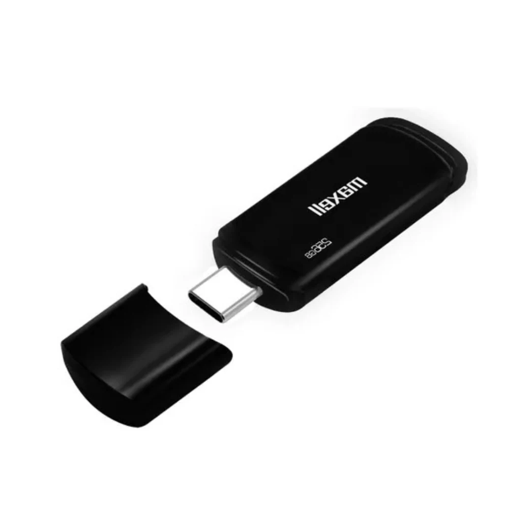 Pendrive Maxell Usbtc Tipo C 256gb 3.2 Negro