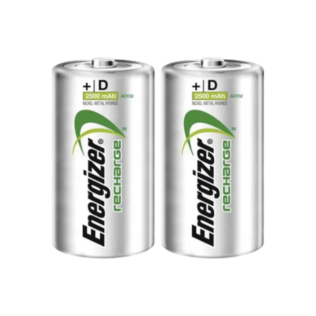Pilas Energizer® Pilas D2 Recargable Pack 2 Unidades. increible