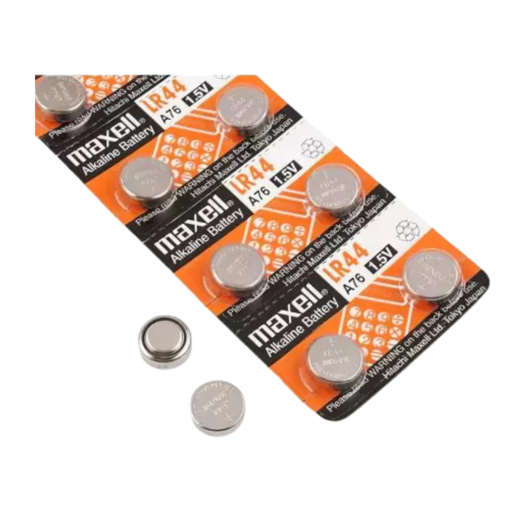 Pack 10 Pilas Maxell LR44 AG13 A76 1.5: INCREÍBLE DURABILIDAD