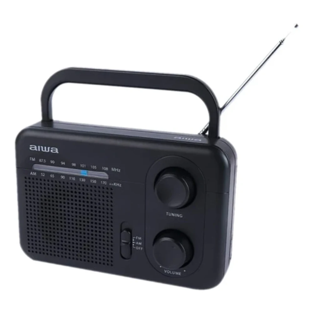 Radio Fm Aiwa Awfml4 Awfml4 Analógico 220v Portátil Color Negro. increible
