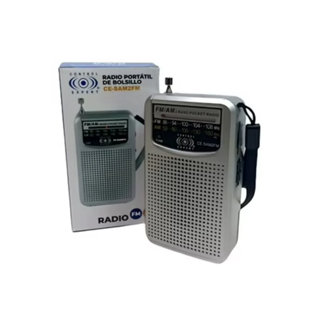 Radio A Pilas Portatil Am/fm Rpocket01p Irt. increible