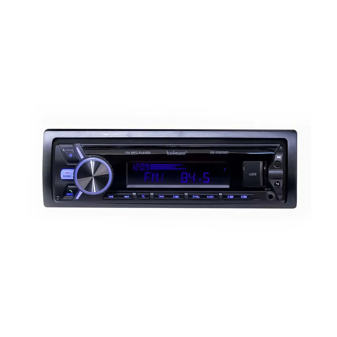 Radio De Auto Bowmann Ds-2800bt Con Usb, Bluetooth Y Lector De Tarjeta Sd