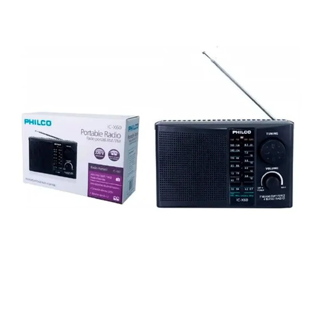 Radio Am Fm Sw1 Philco 4 Bandas 220v Icx60. increible