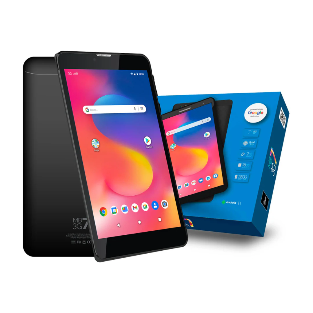 Tablet Mlab Mb7 3g 16gb Rom 2gb Ram 7 Pulgadas Color Negro