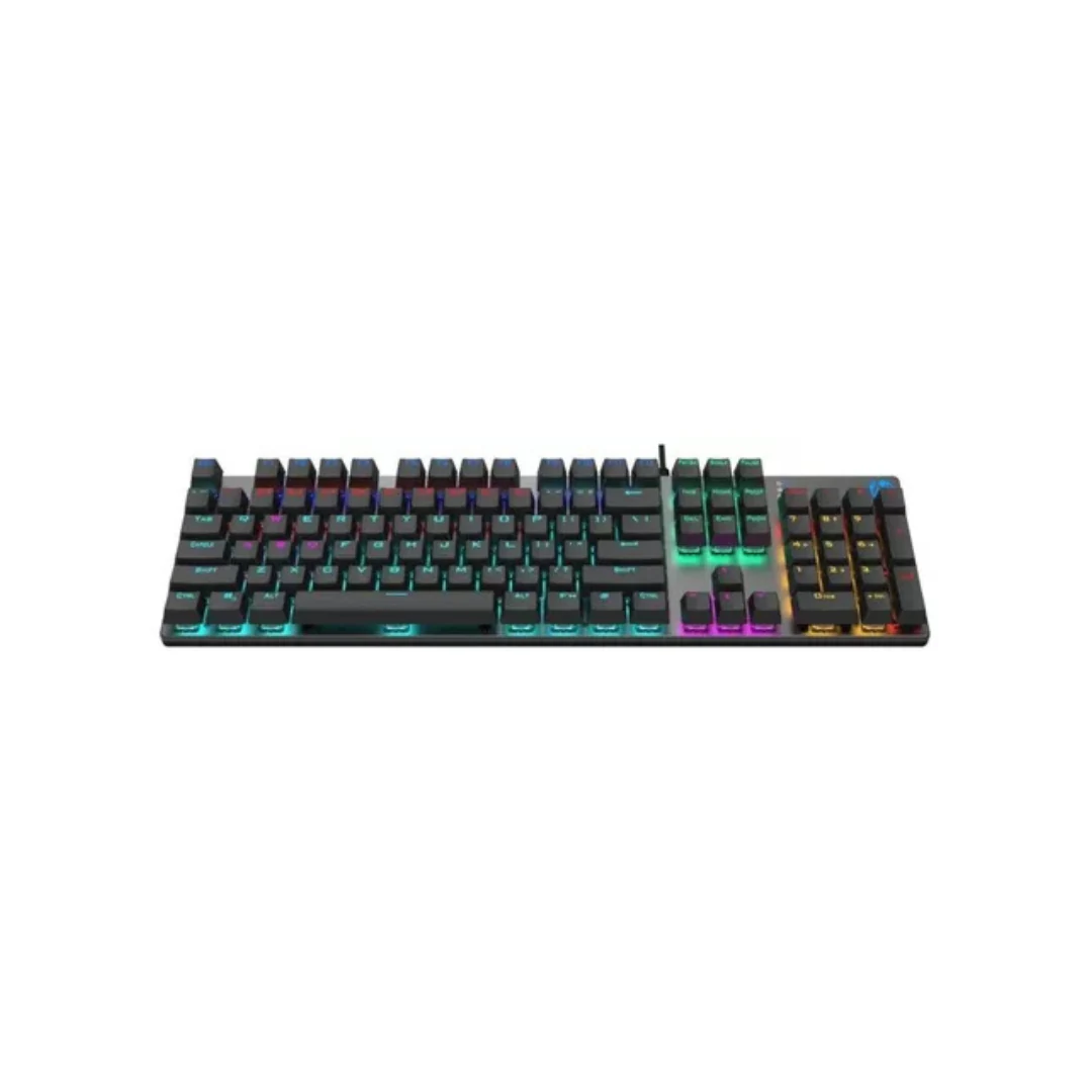 Teclado Gamer Hp Qwerty Español Color Negro Con Luz Rainbow