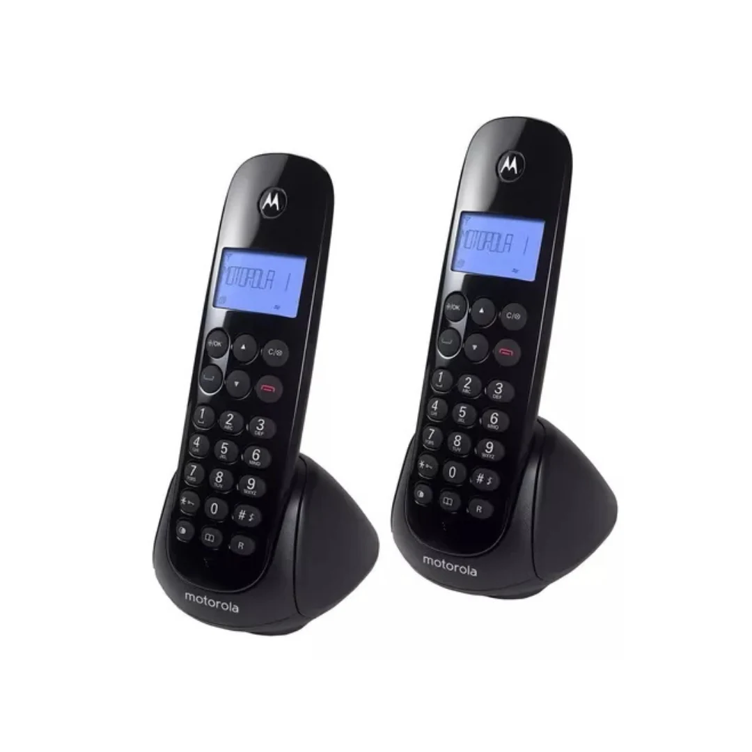 Teléfono Motorola Negro Inalámbrico Pack 2 - Color Negro. increible