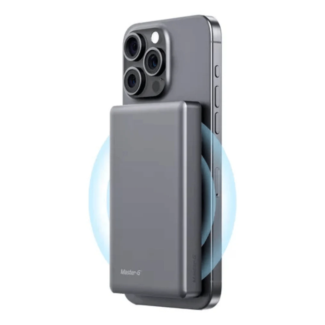 CARGADOR INALAMBRICO MASTER-G MAGSAFE WIRELESS 10000MAH UCPM10IPD 20W. INCREIBLE