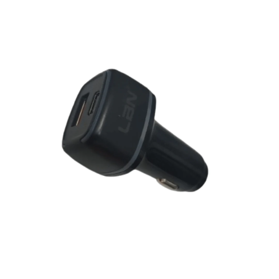 CARGADOR USB/TIPO-C PARA VEHICULOS LBN LBCC34 NEGRO. INCREIBLE