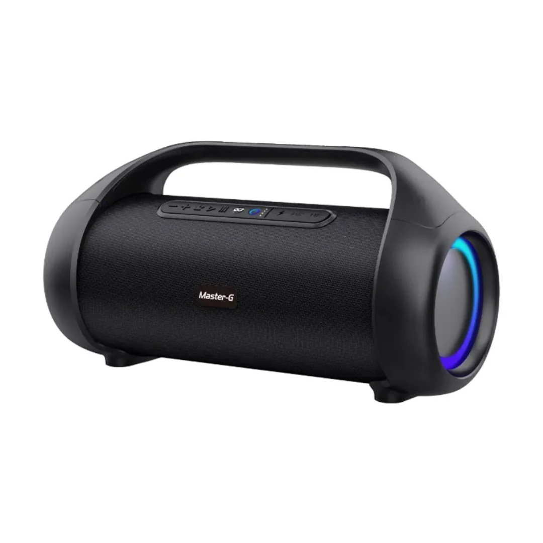 PARLANTE PORTATIL MASTER-G CENTAURO KARAOKE BLUETOOTH DUAL. INCREIBLE
