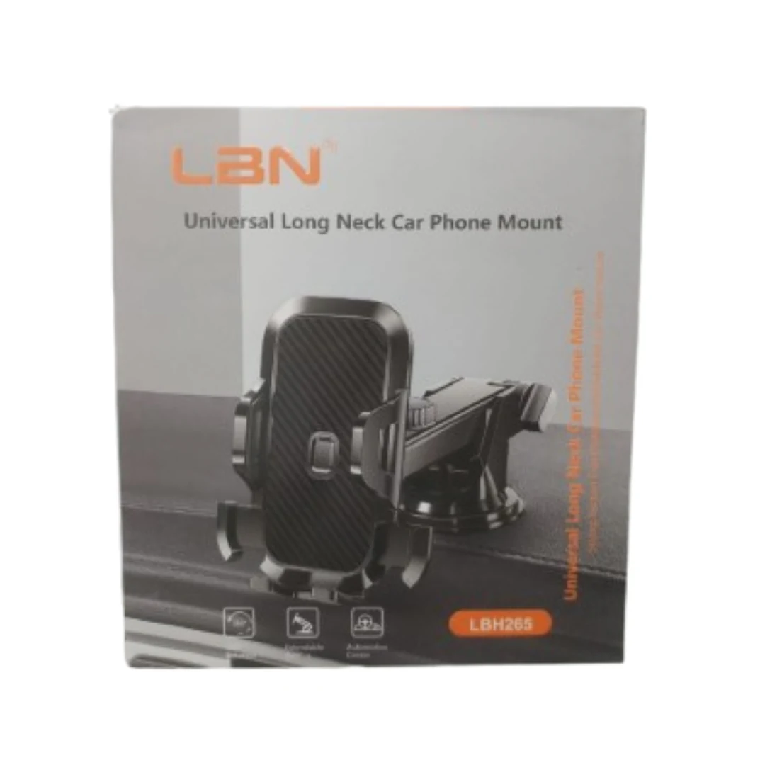 SOPORTE PORTA CELULAR PARA VEHICULOS LBN LBH265 NEGRO. INCREIBLE