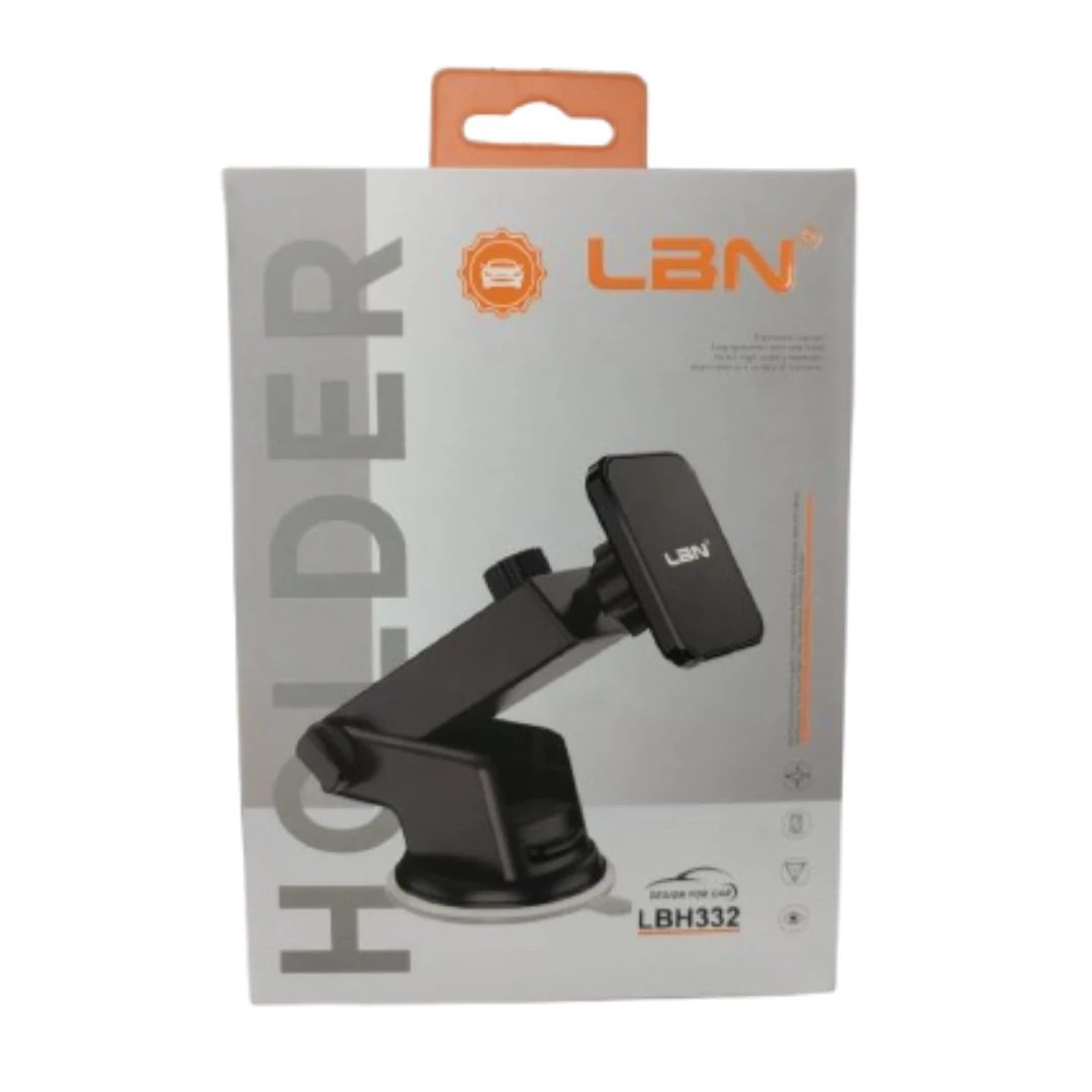 SOPORTE PORTA CELULAR PARA VEHICULOS LBN LBH332 NEGRO. INCREIBLE