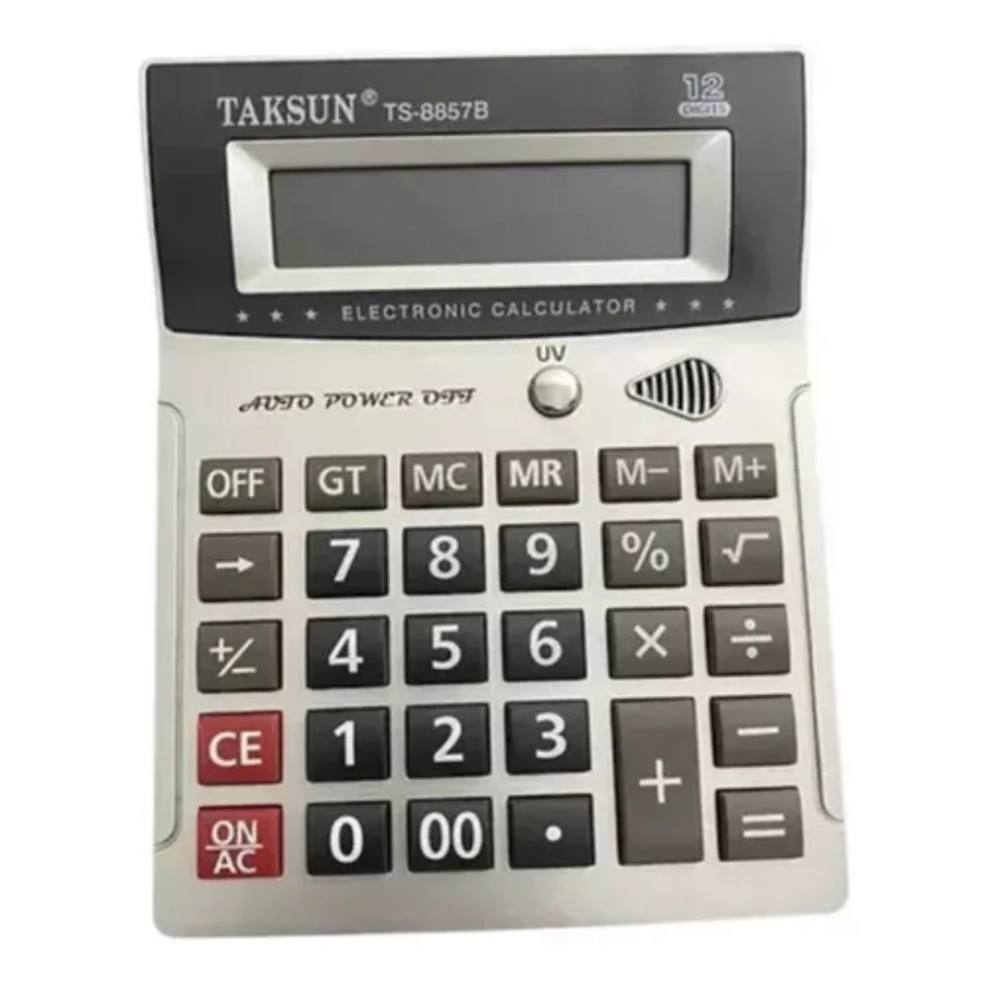 CALCULADORA ELECTRONICA TAKSUN TS-8857B GRIS