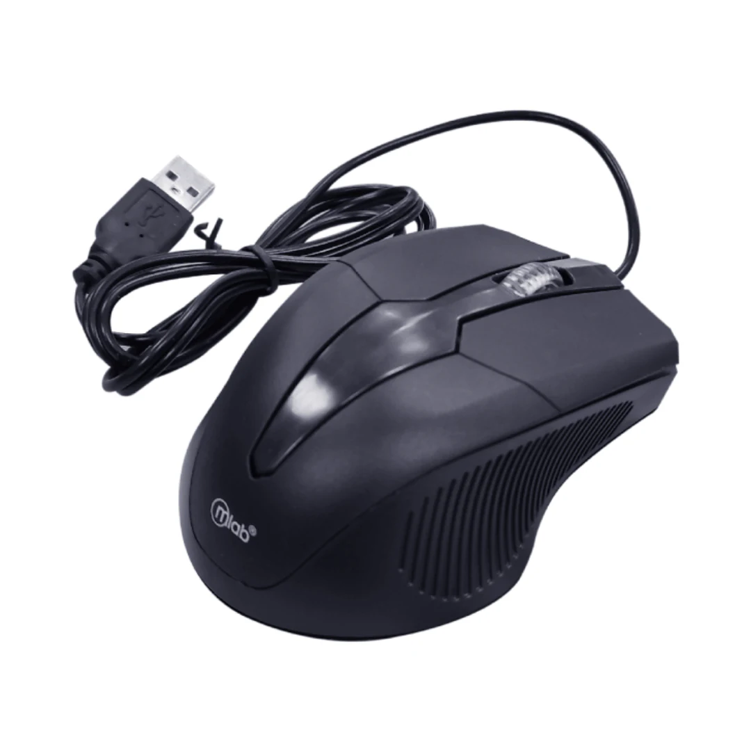 MOUSE ERGONOMICO USB MICROLAB SCROLL POINT ER350 08347 NEGRO