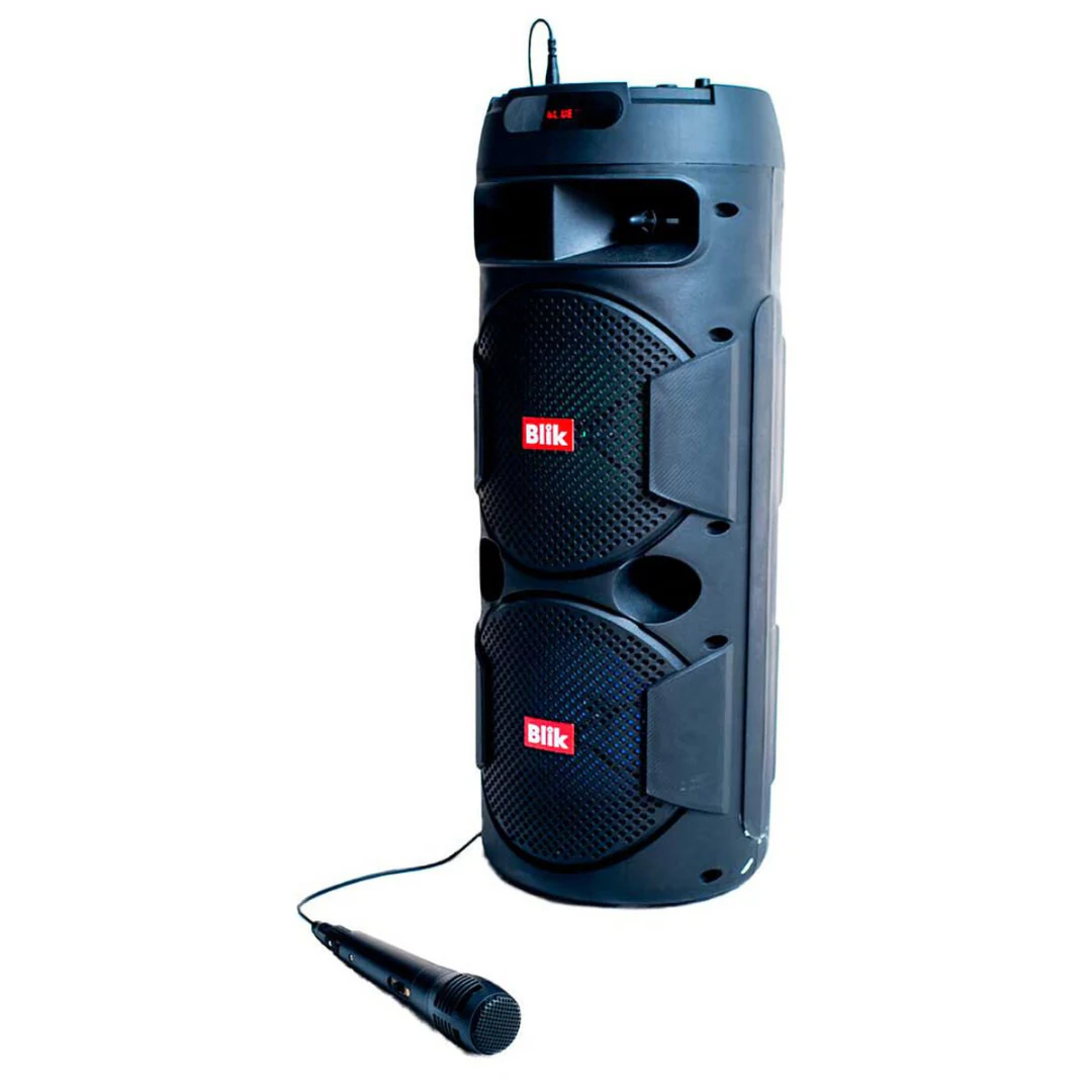PARLANTE PORTATIL TWS BLIK SCREAMER 3 + MICROFONO BLUETOOTH
