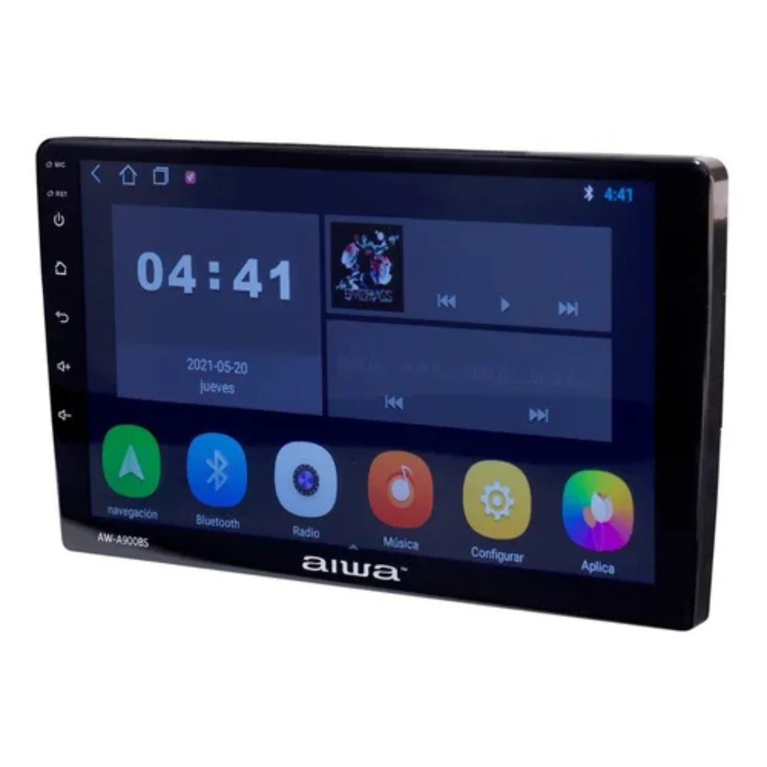 RADIO CON PANTALLA TACTIL PARA EVHICULO AIWA AW-A900BS ANDORID NEGRO