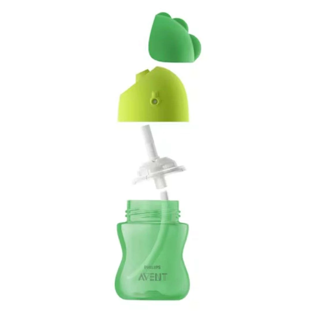 Vaso Avent Straw Cup 300 Ml Sorbete Tapa +12 M Anti Derrame Philips