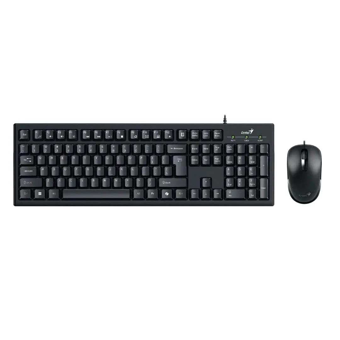 KIT COMBO MOUSE TECLADO GENIUS KM-100SE NEGRO - Profesional
