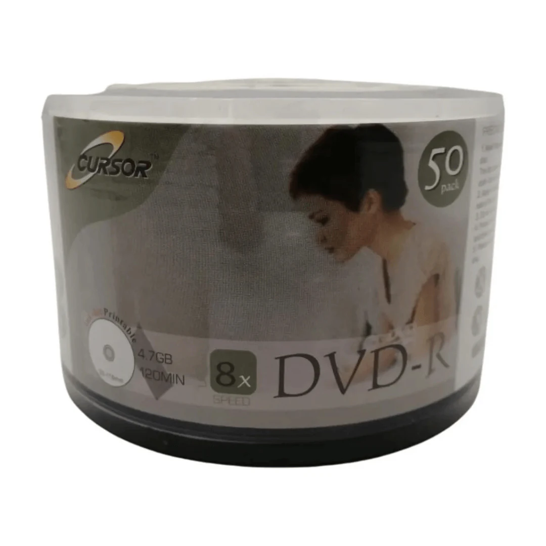DVD-R / DISCO IMPRIMIBLE CURSOR 4,7GB 50 UNIDADES