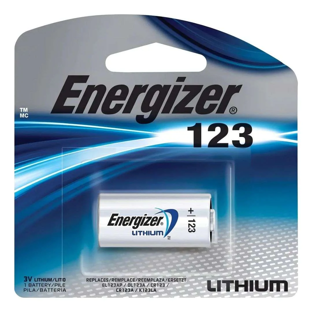 Increíble Pila Fotográfica Energizer Litio 123 - 1 Unidad