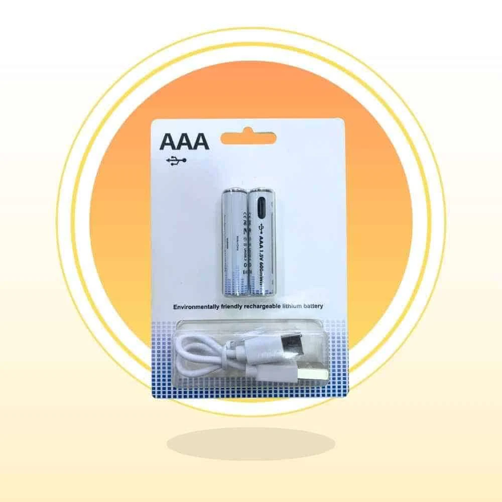 1 Batería Recargable AAA Litio con Cable USB: La Guía Definitiva para una Energía Increíble y Duradera