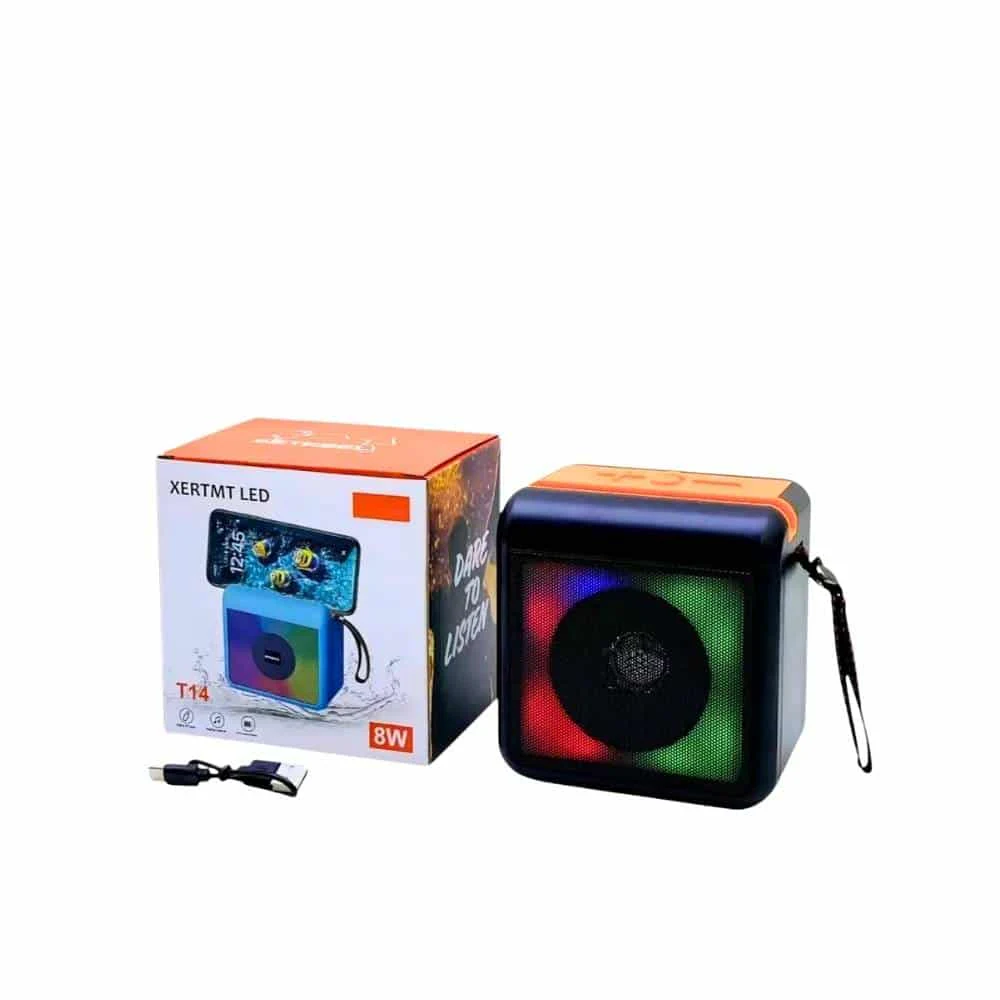 Increíble Parlante Bluetooth Altavoces Setebel T14 Negro: Sonido Premium y Estilo Inigualable