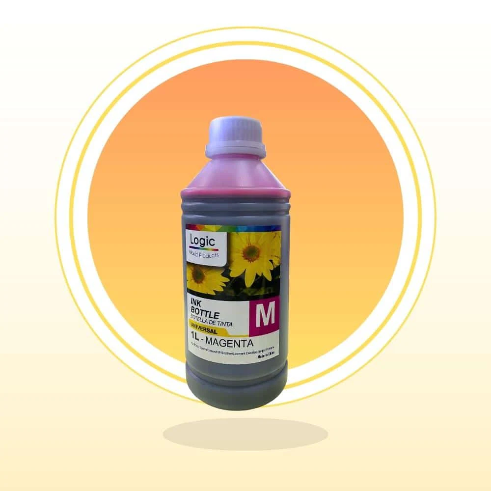 Tinta Genérica LOGIC MAGENTA de 1L: El secreto Impresionante para un ahorro extremo y calidad increíble