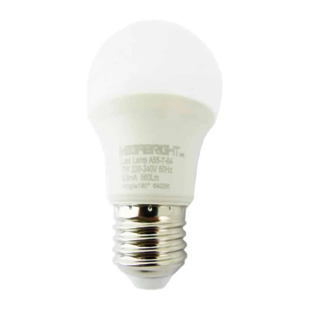 Ampolleta Led 7W E27 Luz Blanca Fría 6400K Megabright: Increíble para un Ahorro Real
