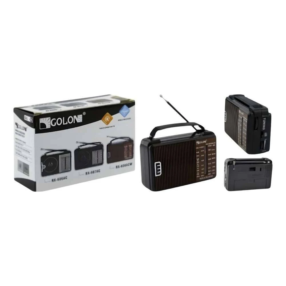 Radio Colon Modelo RX-608AC Color Negro: Increíble Potencia con Estilo Retro