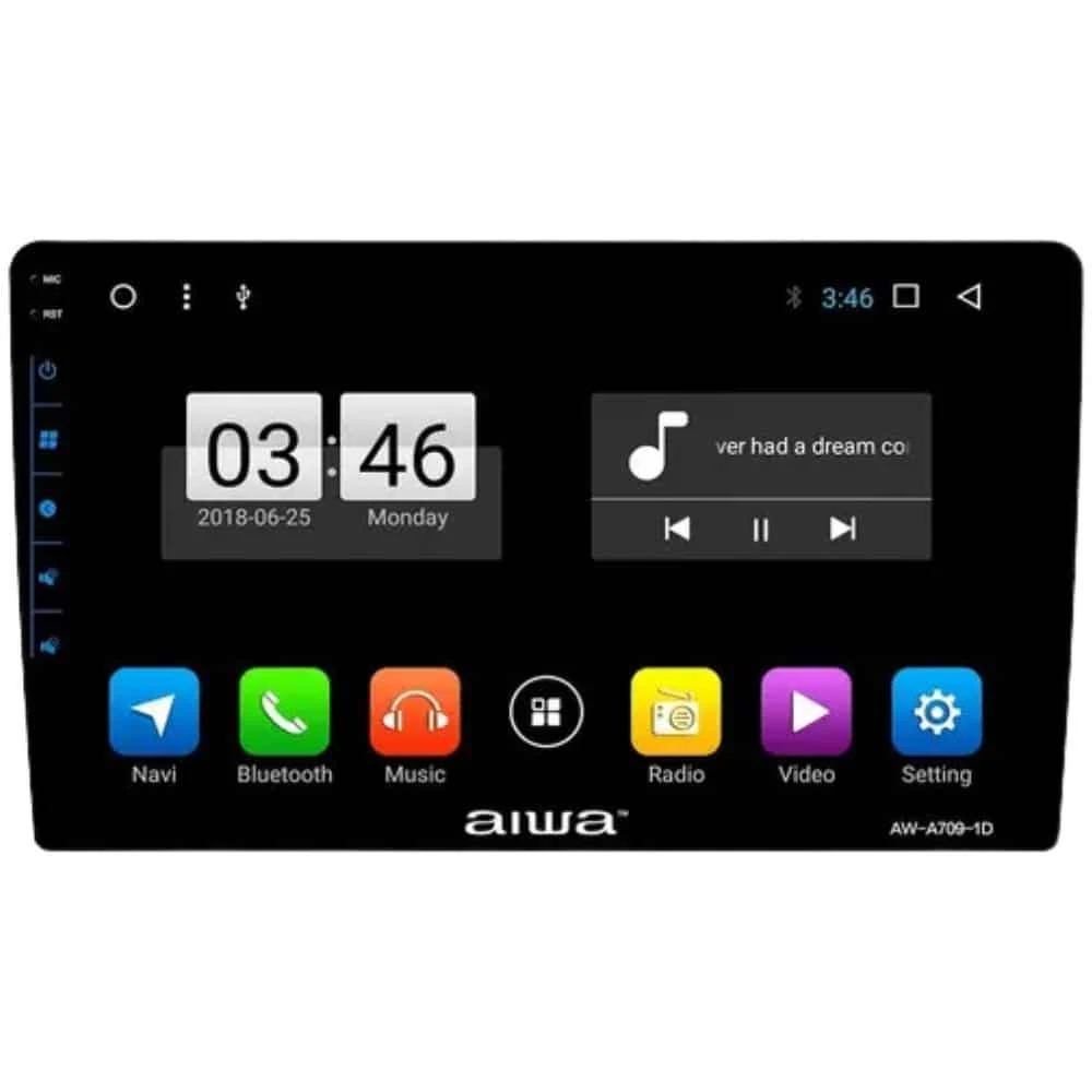Radio Auto Android Con Pantalla Tactil Hd 9'' Wifi AW-A709 de Increíble Alta Fidelidad