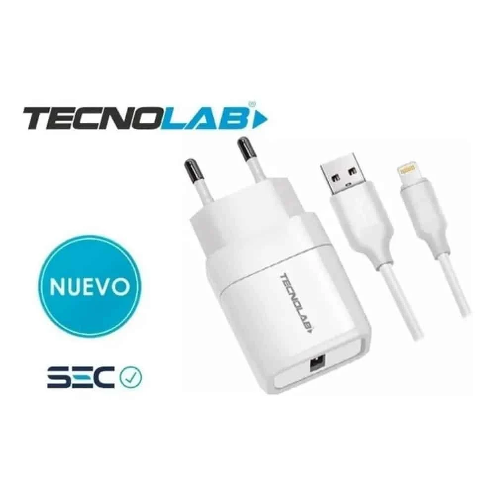 1 Cargador Lightning Certificado Tecnolab: Increíble para tu iPhone