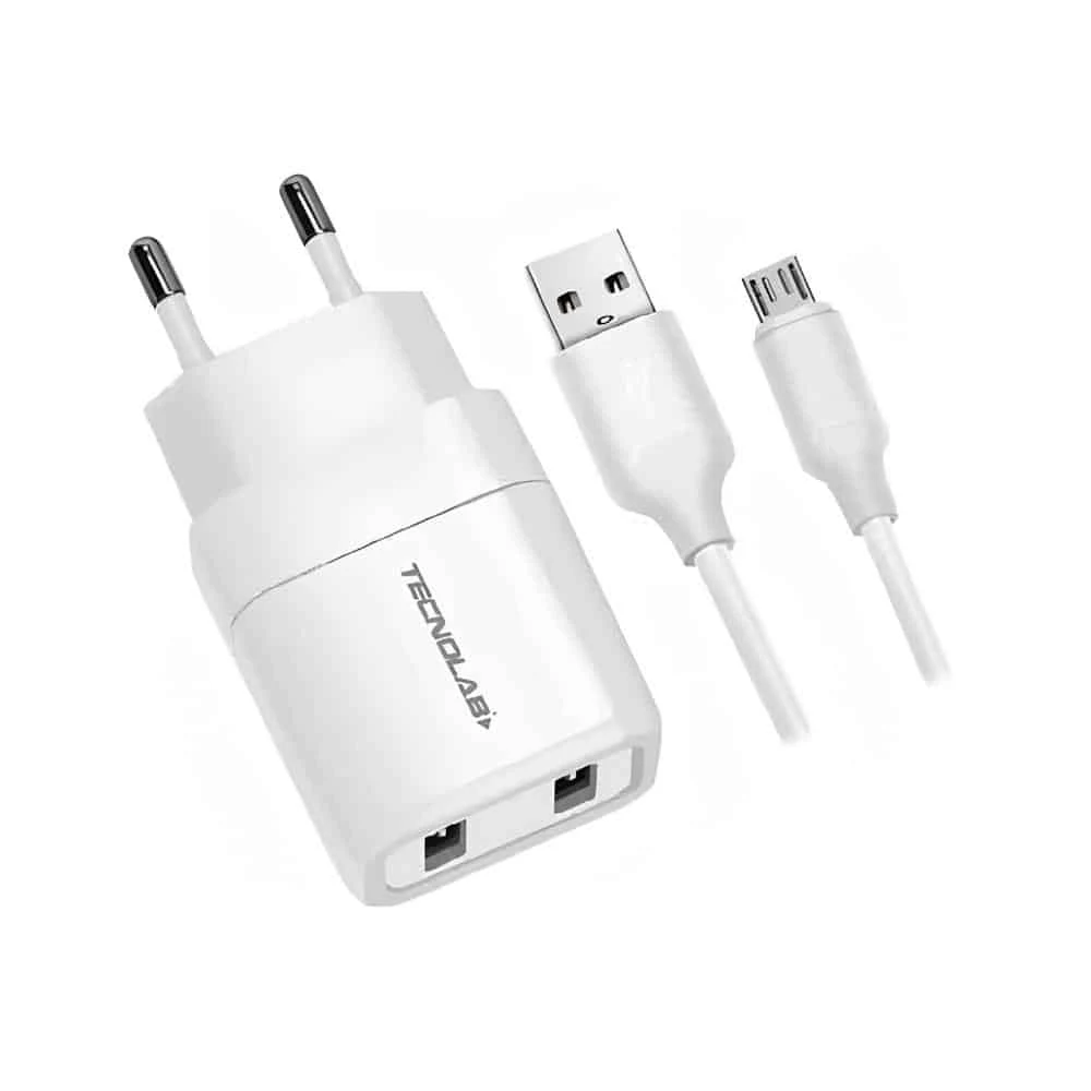 Kit Cargador Rápido USB A Lightning TL466W Tecnolab Increíble