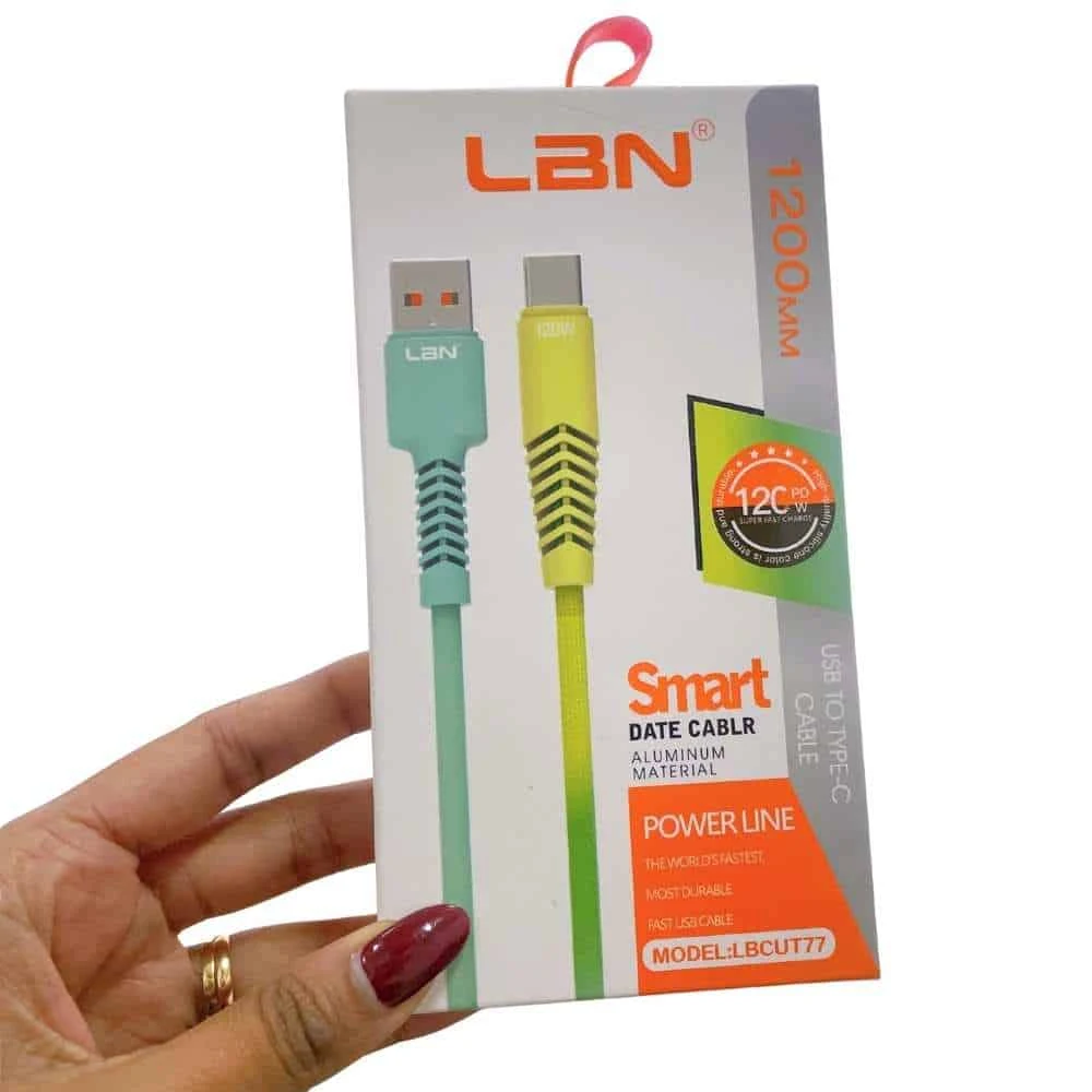 Cable LBN Tipo USB-C LBCUT77 Colores Surtidos Increíbles