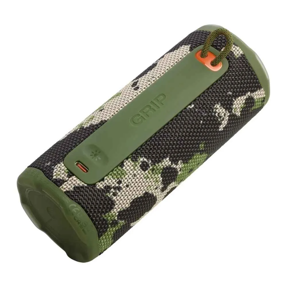 1 Parlante Portátil JBL GRIP Camuflaje: Sonido Legendario y Resistencia Increíble para Aventureros