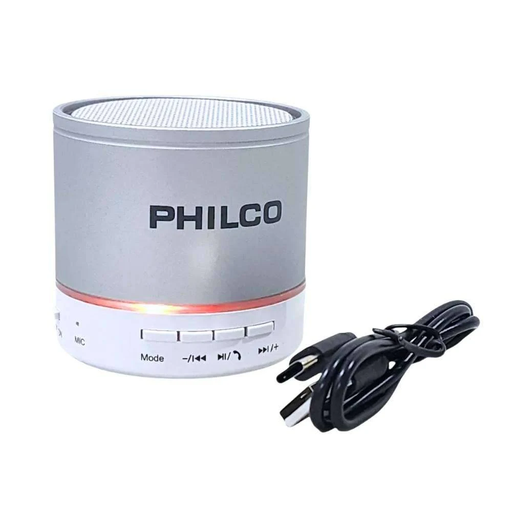 Mini Parlante Portátil BT 3W USB FM P295 Philco: Potencia Increíble en tu Bolsillo